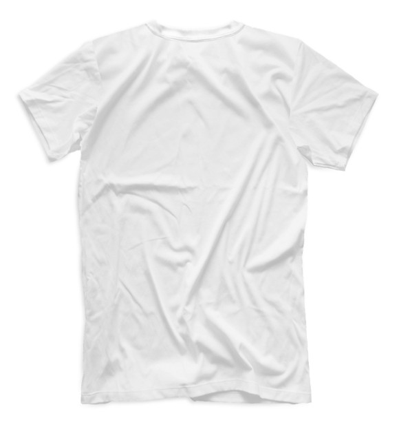 Мужская футболка с изображением Western цвета Белый