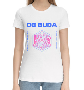 Женская Хлопковая футболка OG Buda