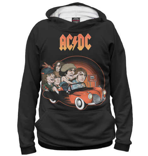 Худи Print Bar, Белый, AC/DC 
Худи Print Bar, Белый, AC/DC