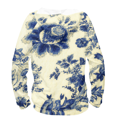 Худи Print Bar, Белый, Синие узоры 
Худи Print Bar, Белый, Синие узоры