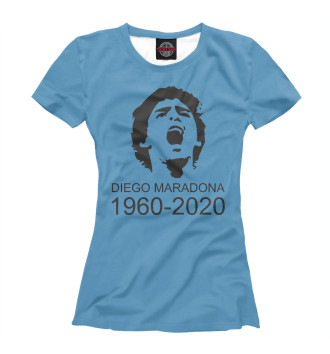 Женская Футболка Диего Марадона