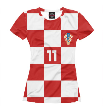 Женская Футболка Брозович Хорватия 11