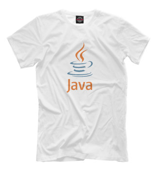 Мужская Футболка Java Logo