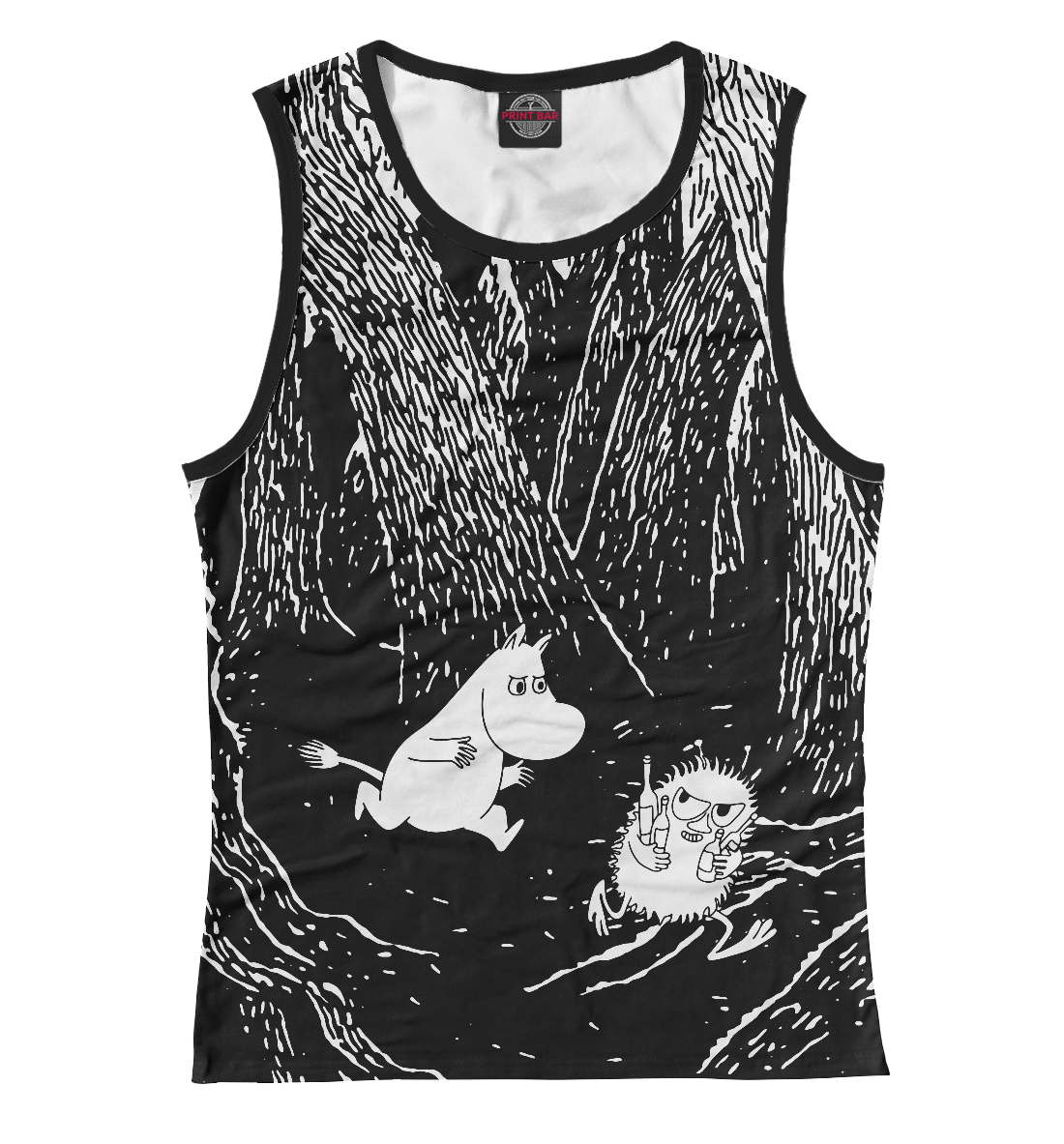 

Мумми Тролль бежит за Стинки