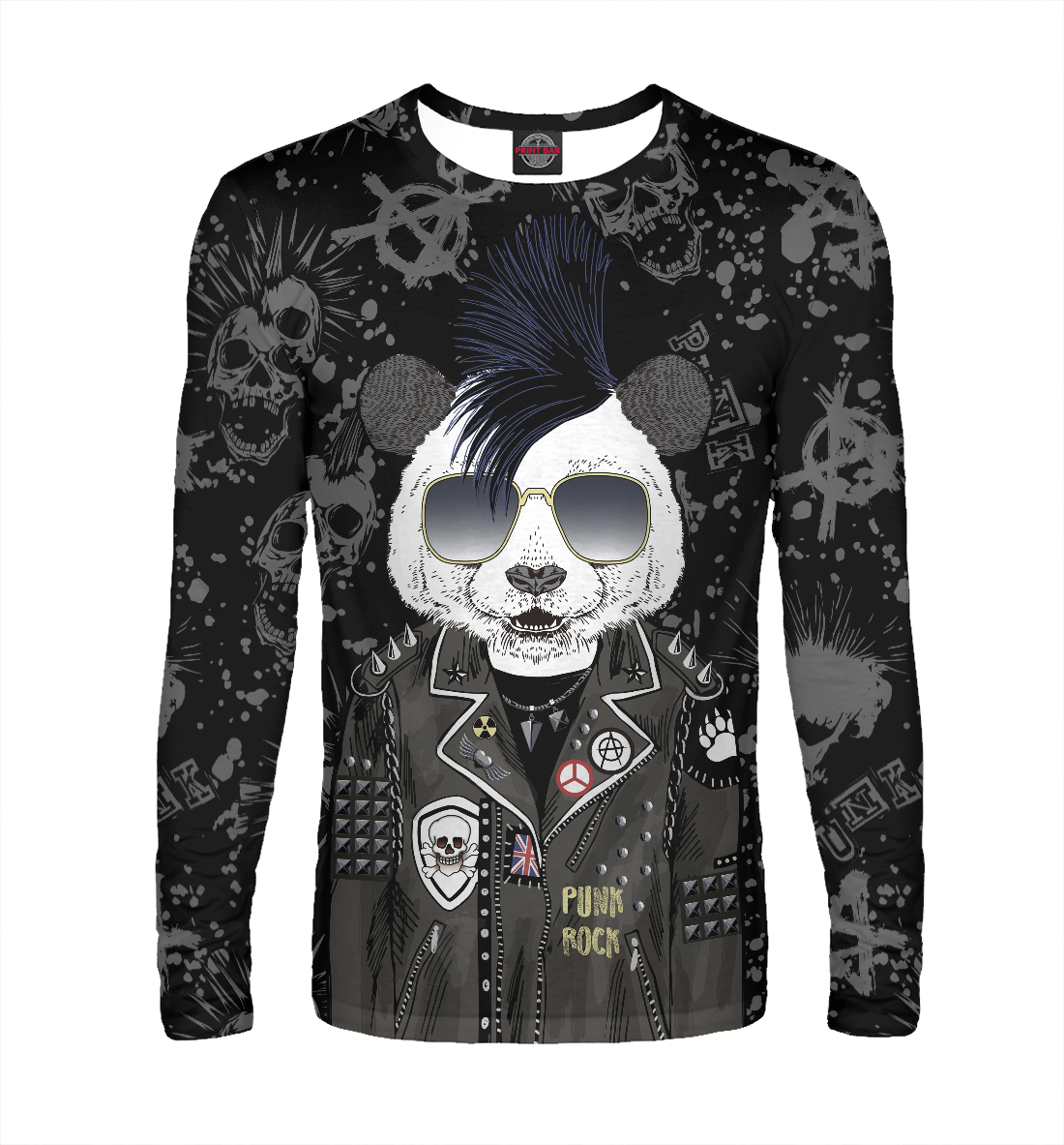 

Панда в косухе