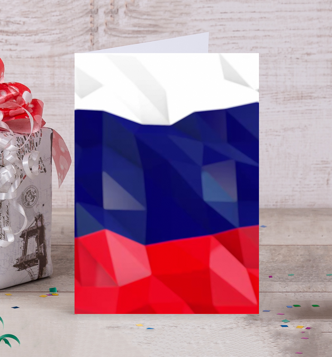 

Флаг России полигоны