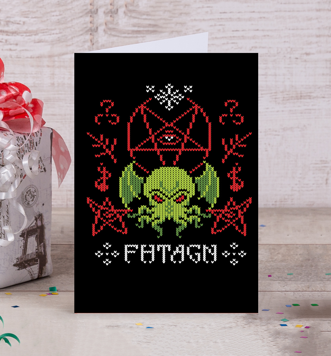 

Свитер с Ктулху