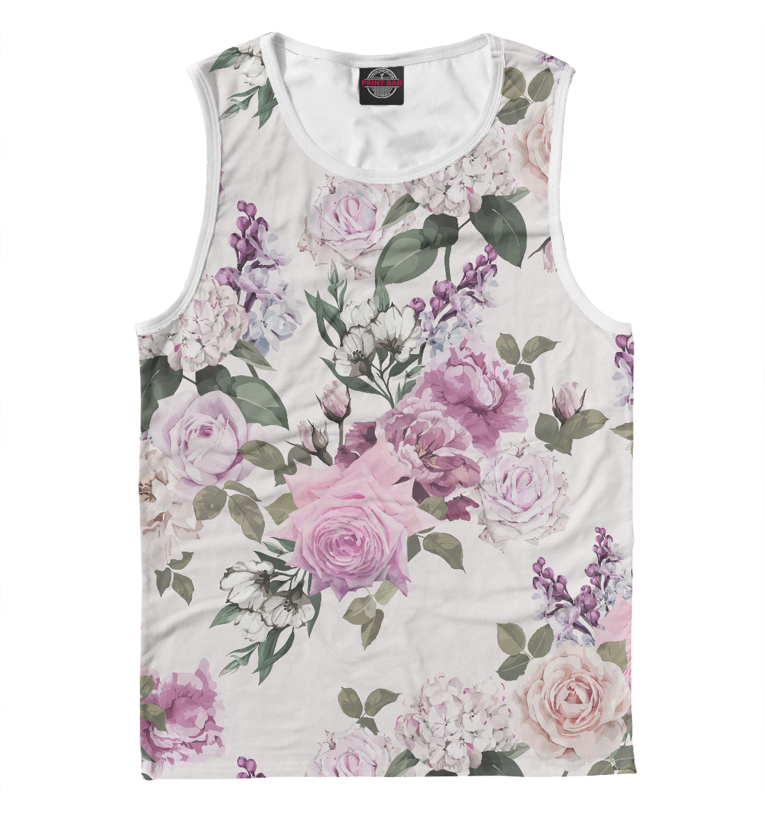 

Узор с розами