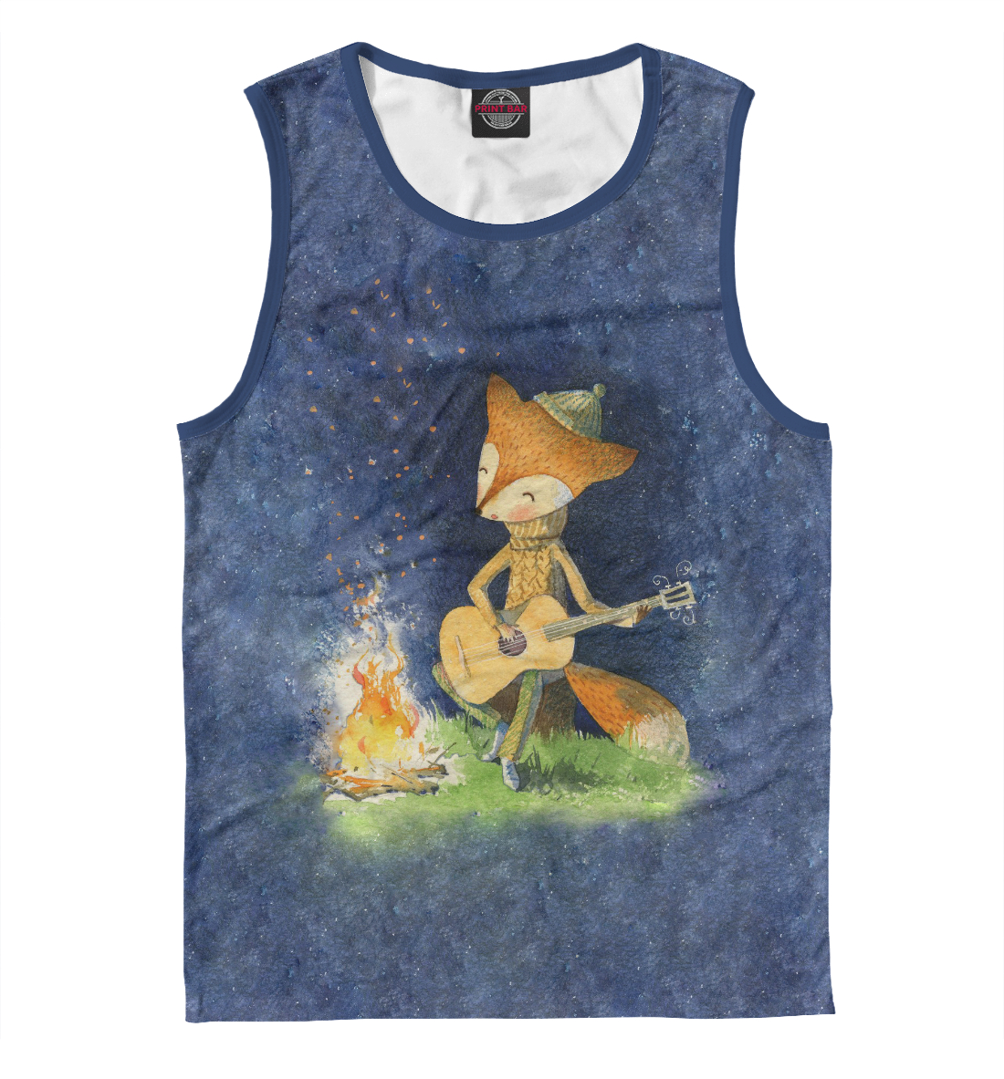 

A Tiny Fox and his Guitar