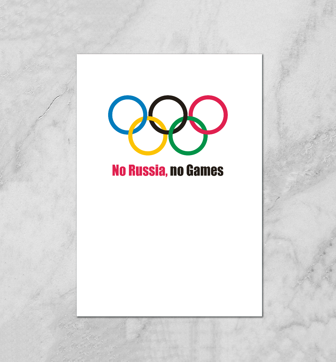 

No Russia, no Games