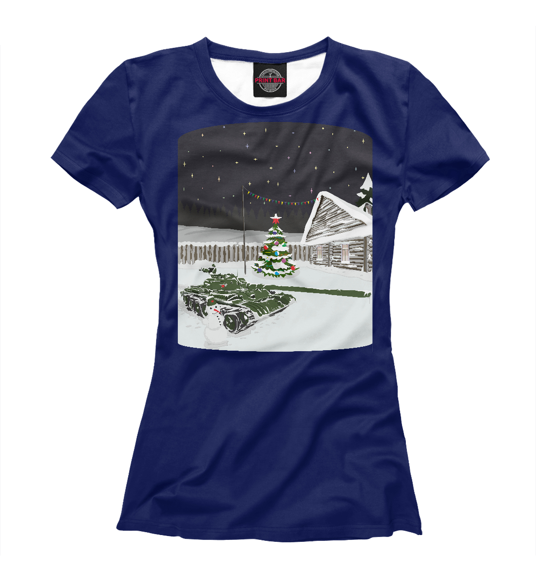 

Танк Т-54 на Новый Год