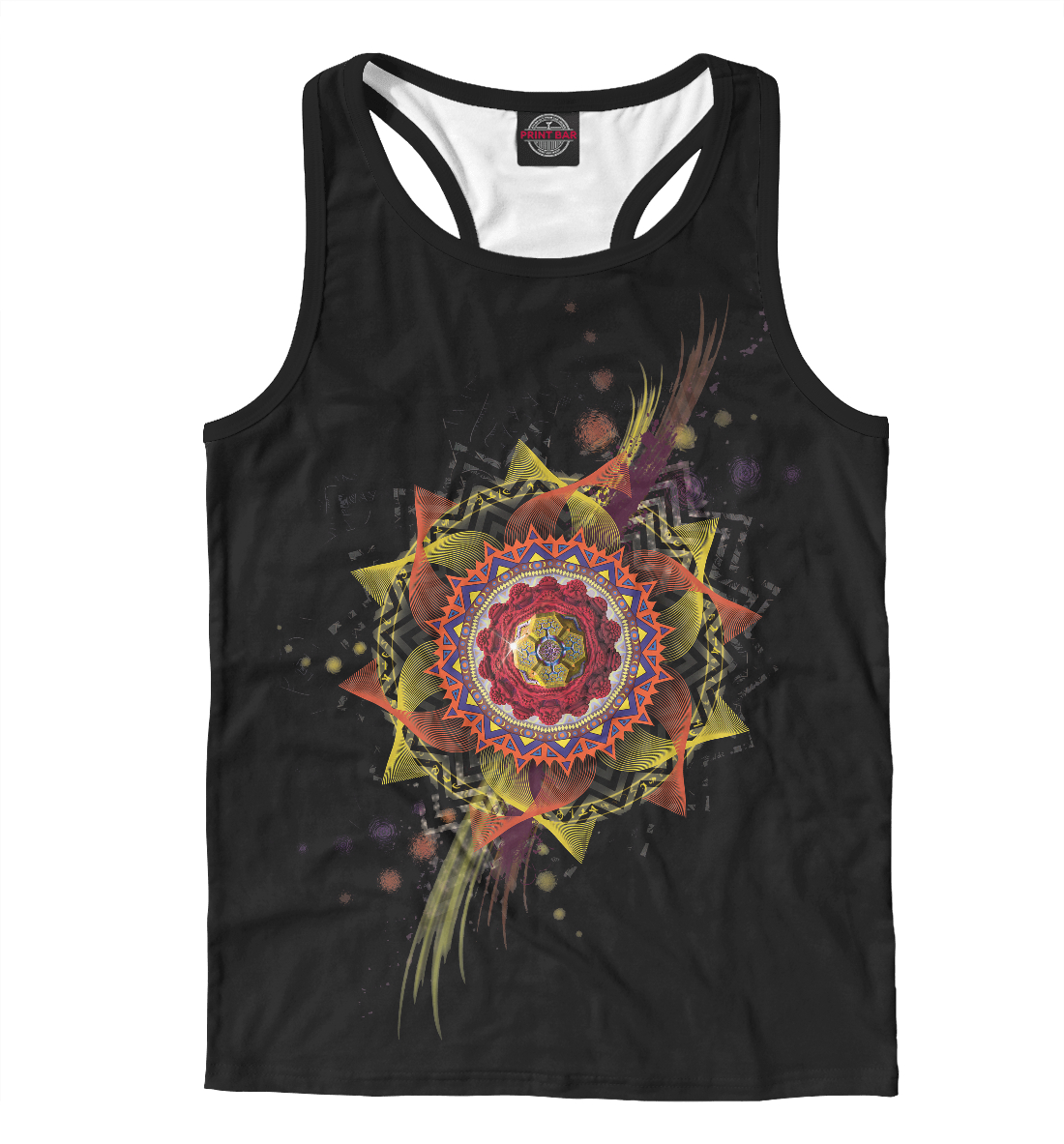 

Янтра на черном фоне