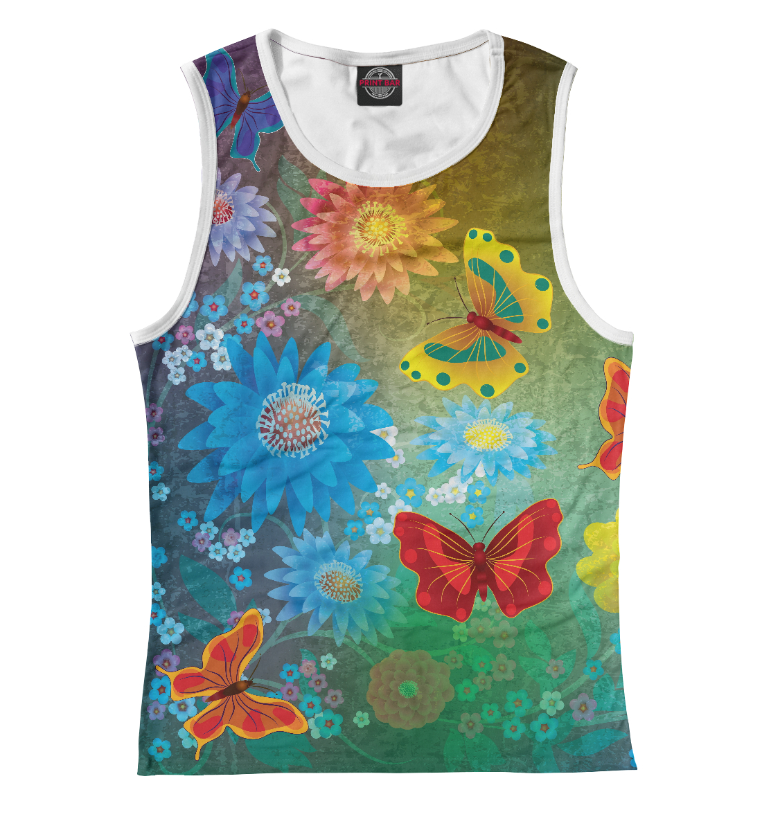 

Цветочные мечты с бабочками.