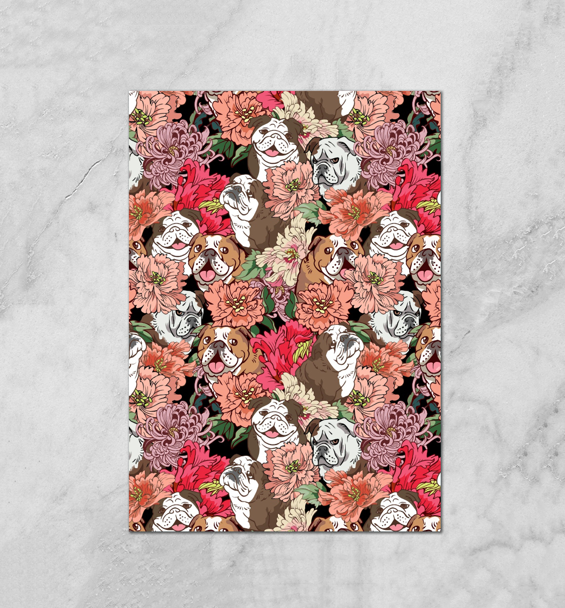 

Dogs and flowers