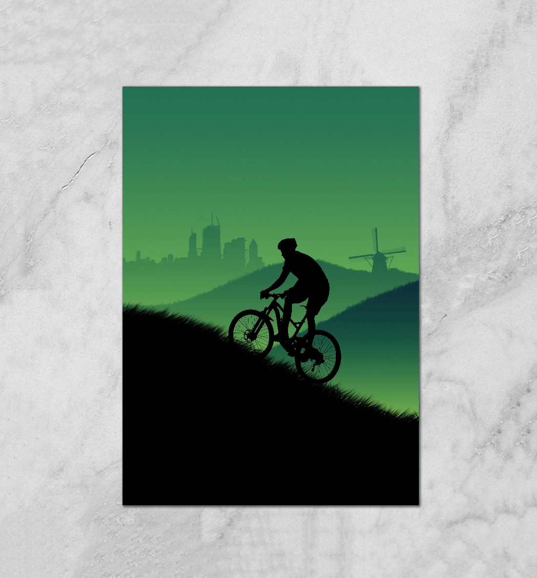 

Велосипедист MTB