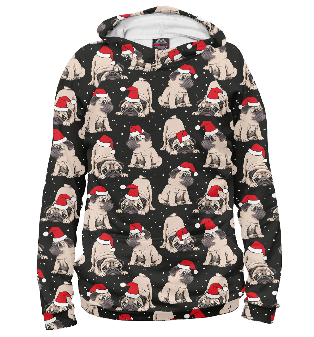 

Новогодние мопсы