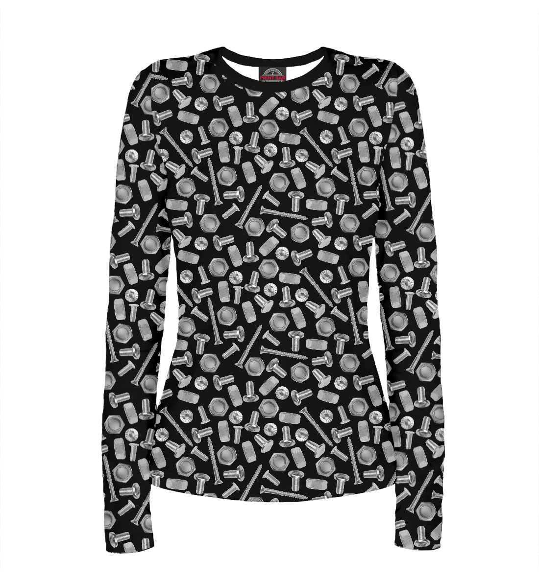 

Болты и гайки на черном