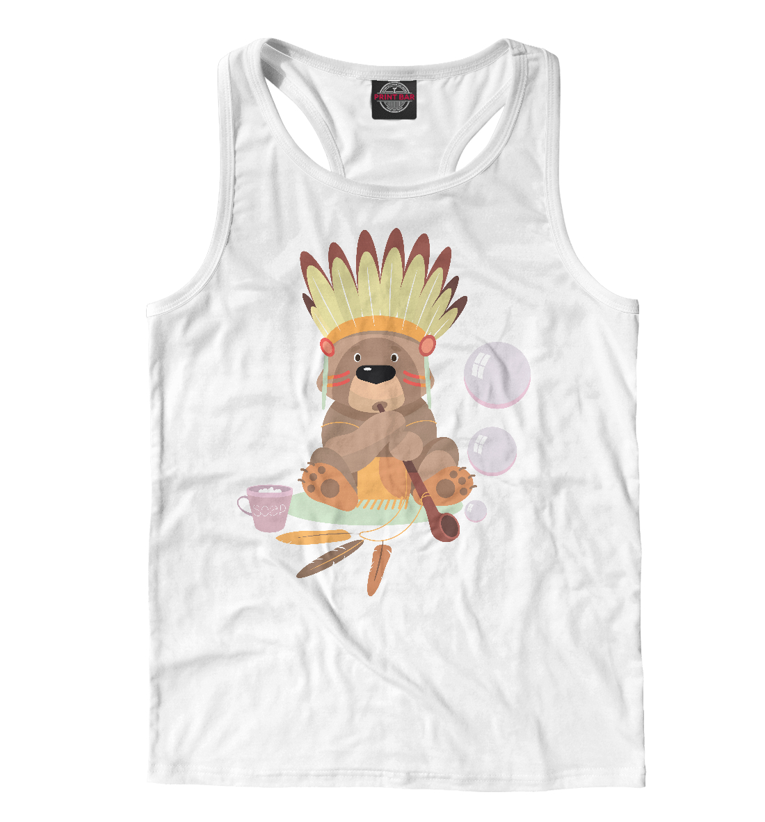 

Медвежонок выдувает пузыри