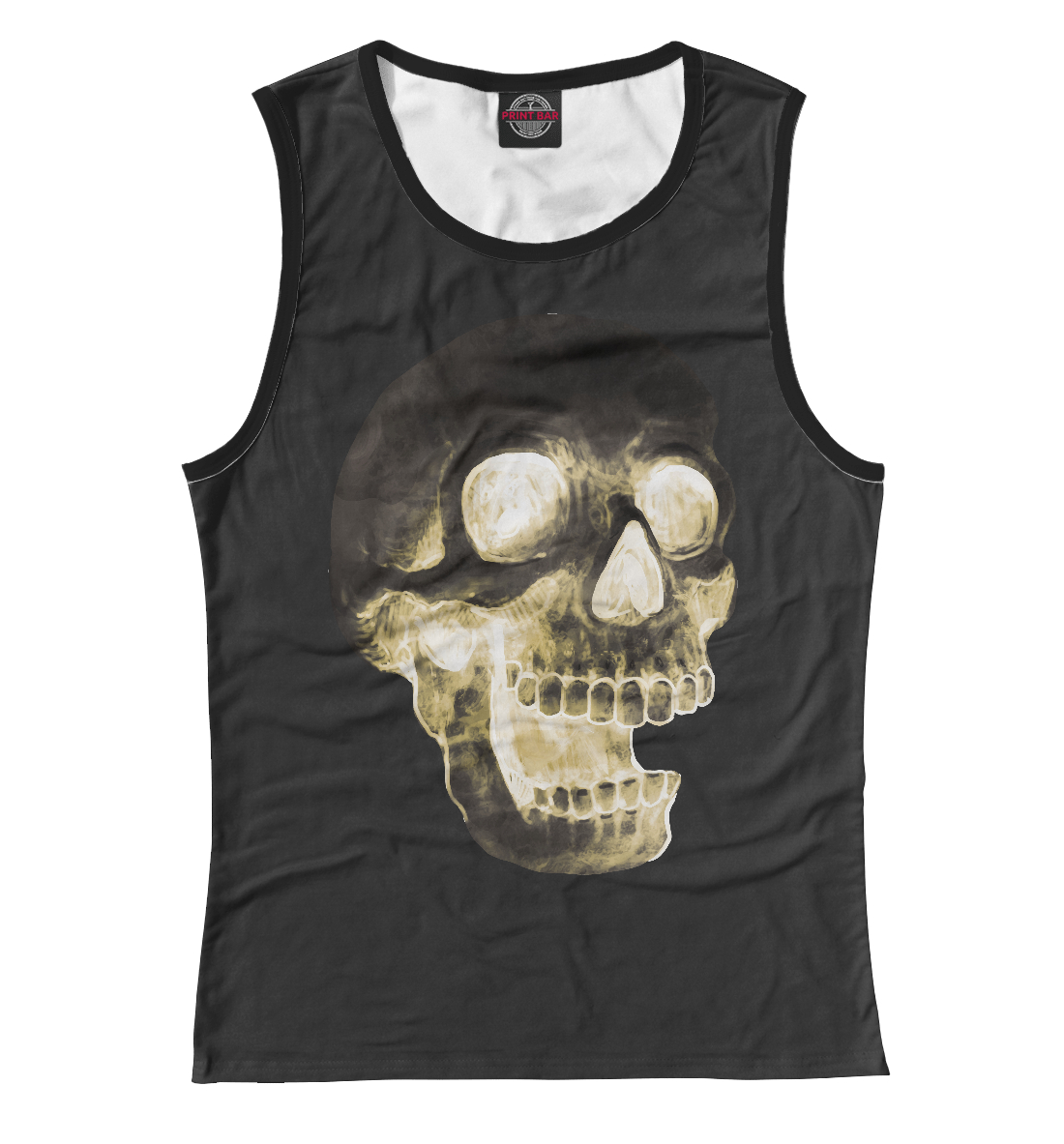 

Череп светится