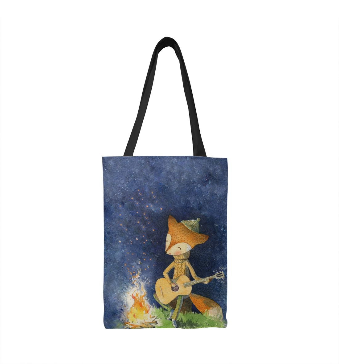 

A Tiny Fox and his Guitar