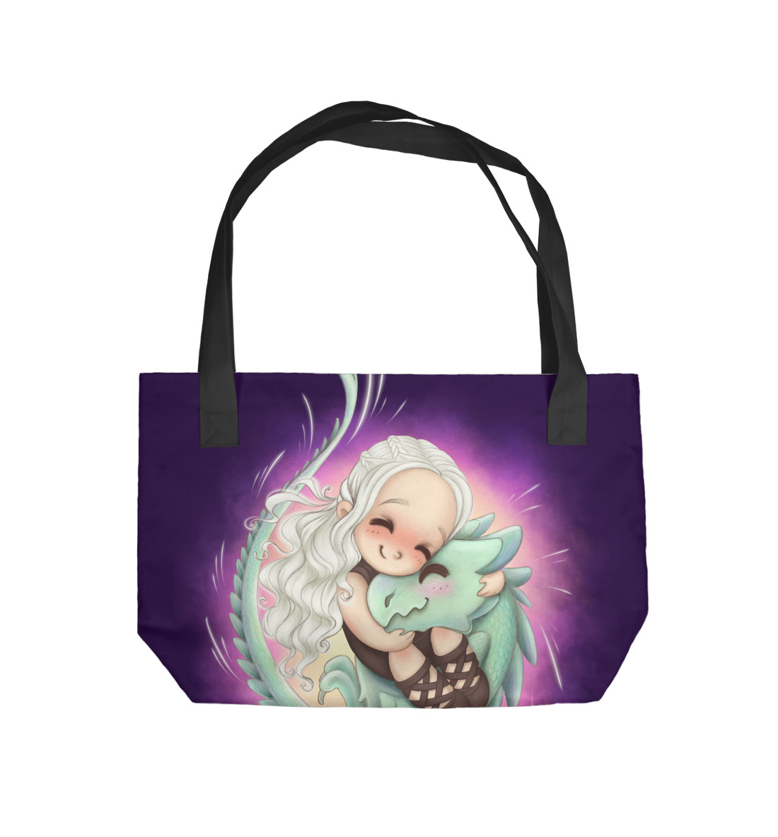 

Маленькая Дейенерис Таргариен с дракончиком