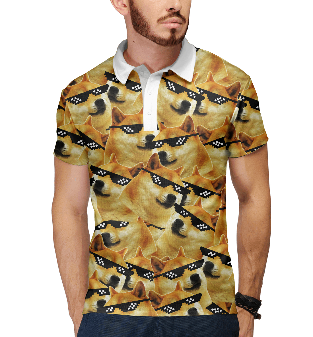 

Doge мем в deal with it очках