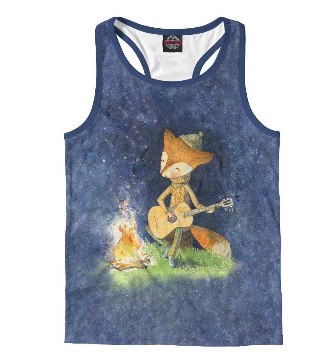 

A Tiny Fox and his Guitar