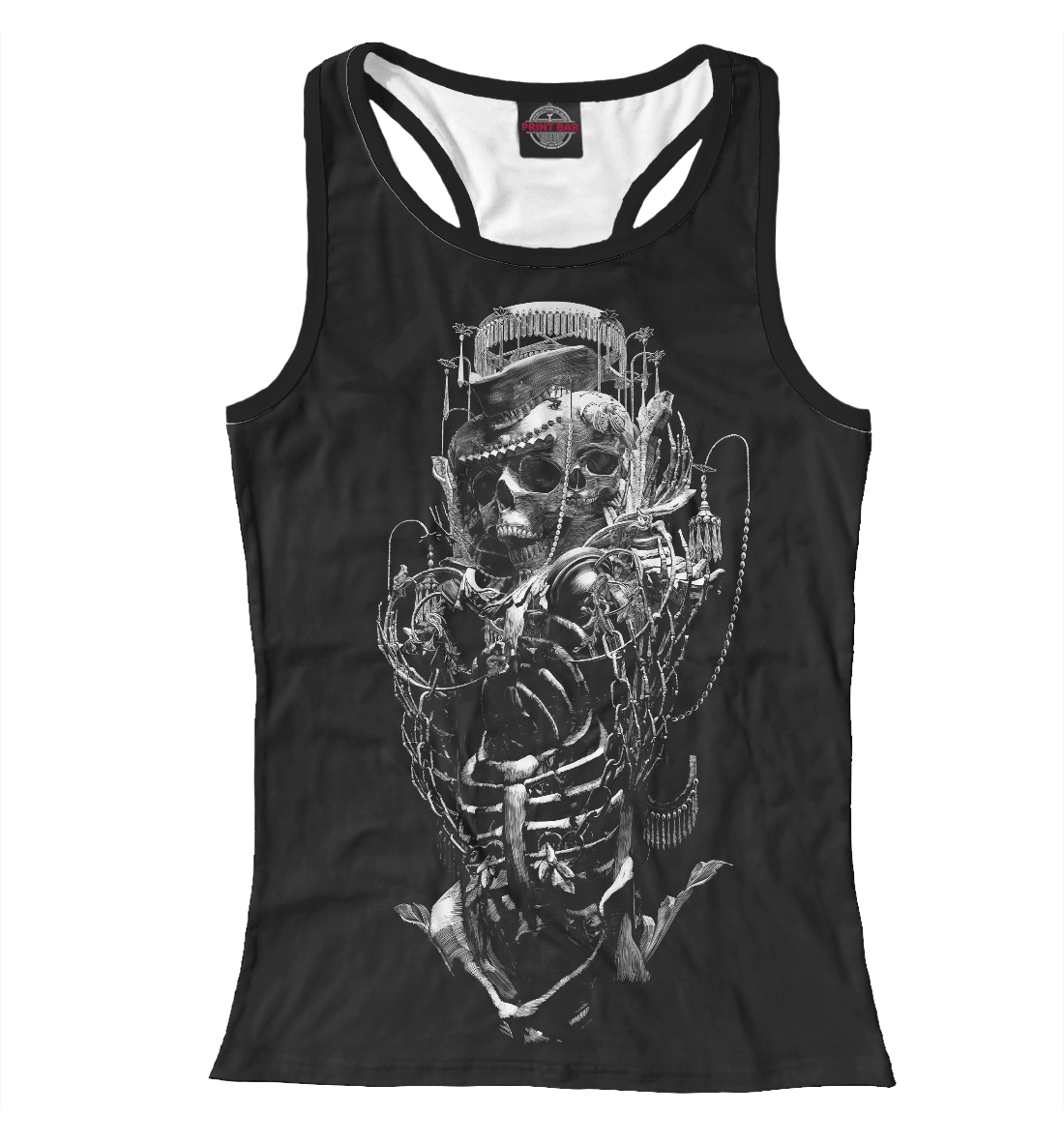

Hugging two skulls