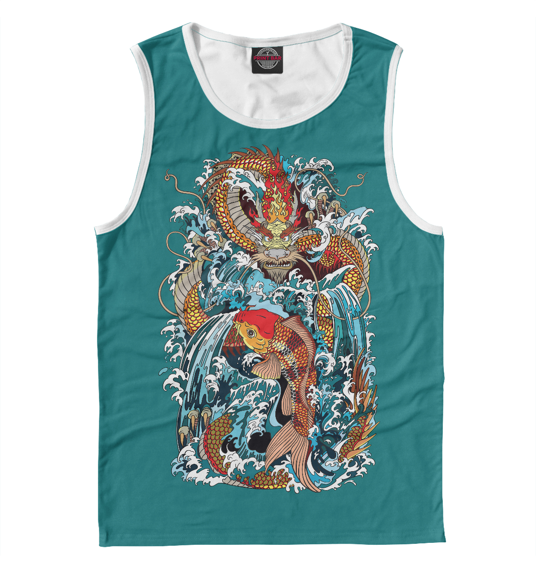 

Дракон и карп кои