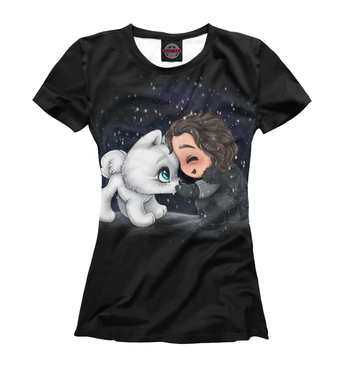 

Маленький Джон Сноу с лютоволчонком