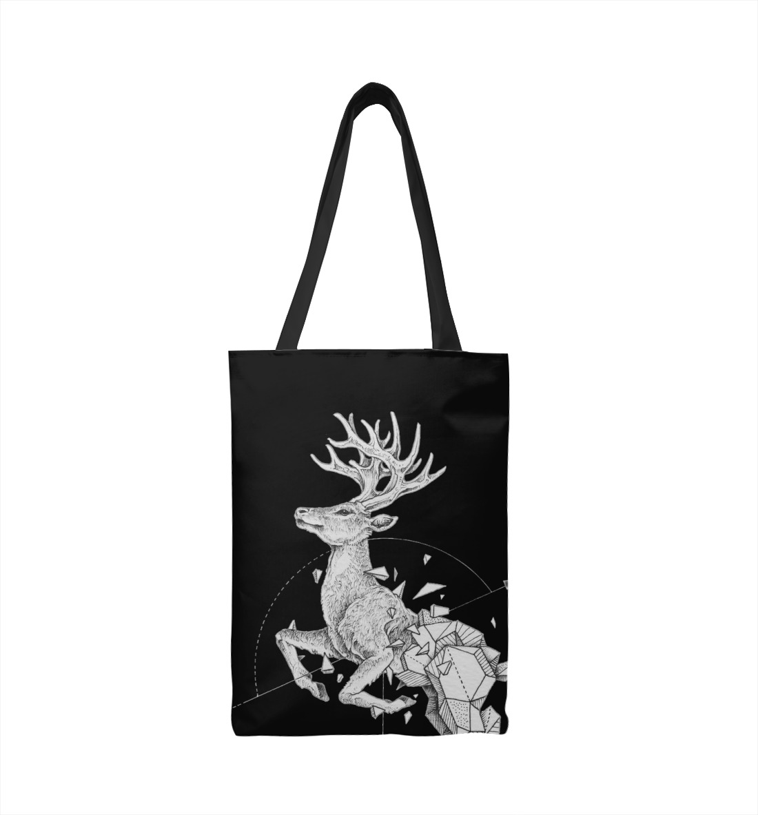 

Geometric dark deer