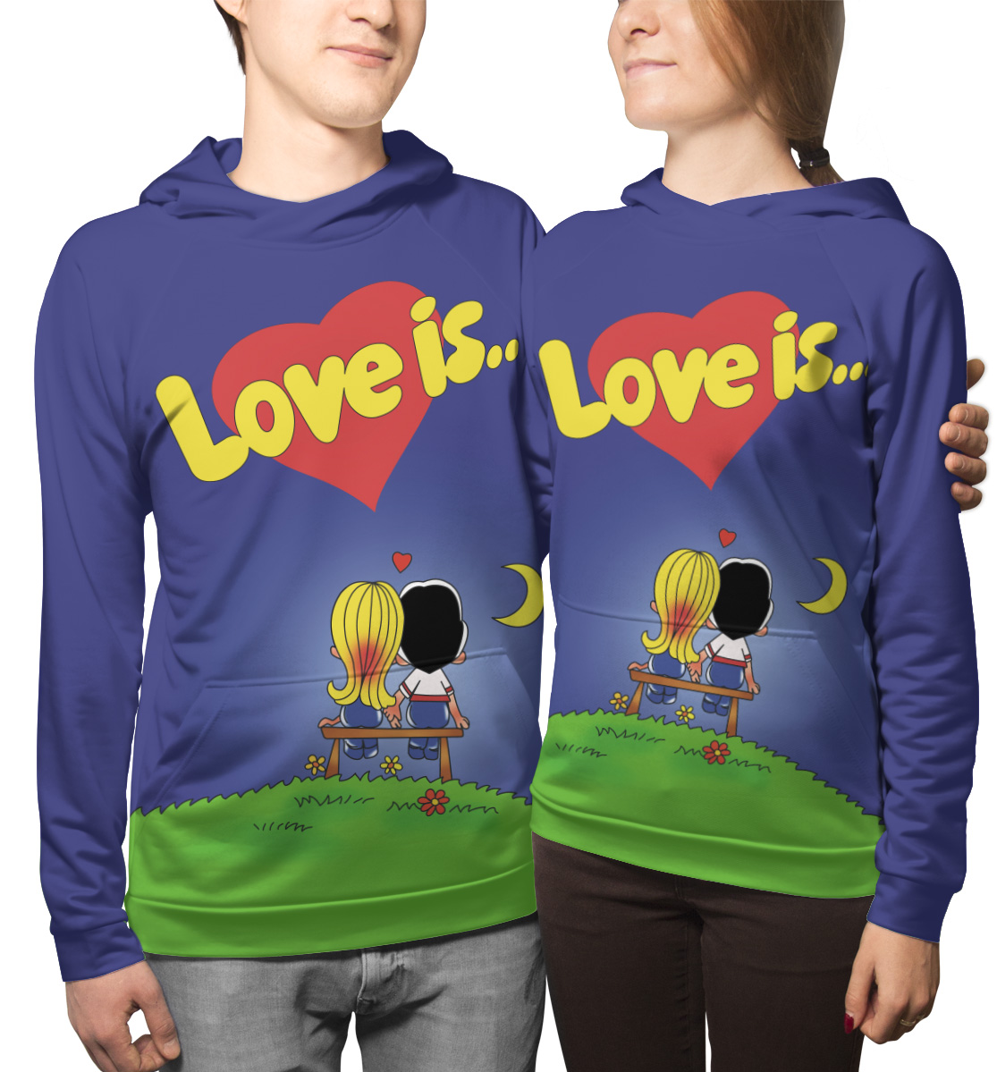 

Комплект худи «Love is...»