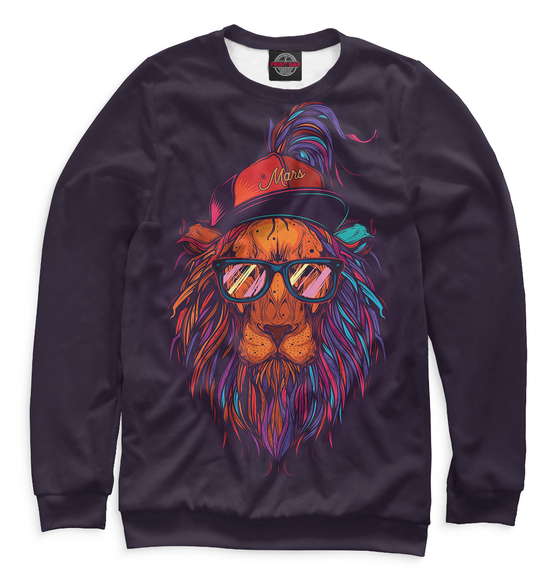 

Lion with glasses