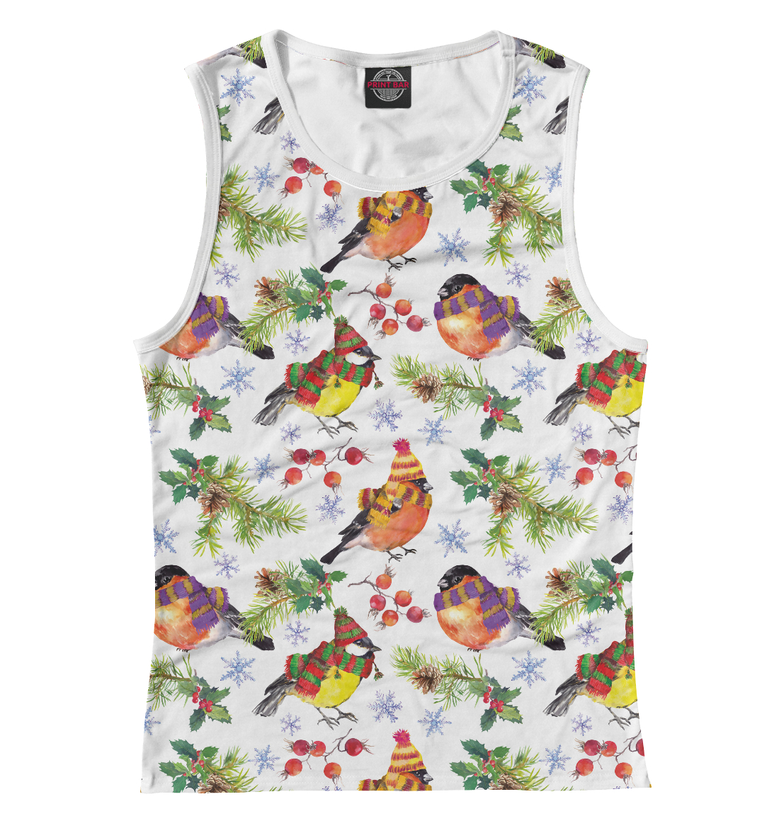 

Снегири и синицы