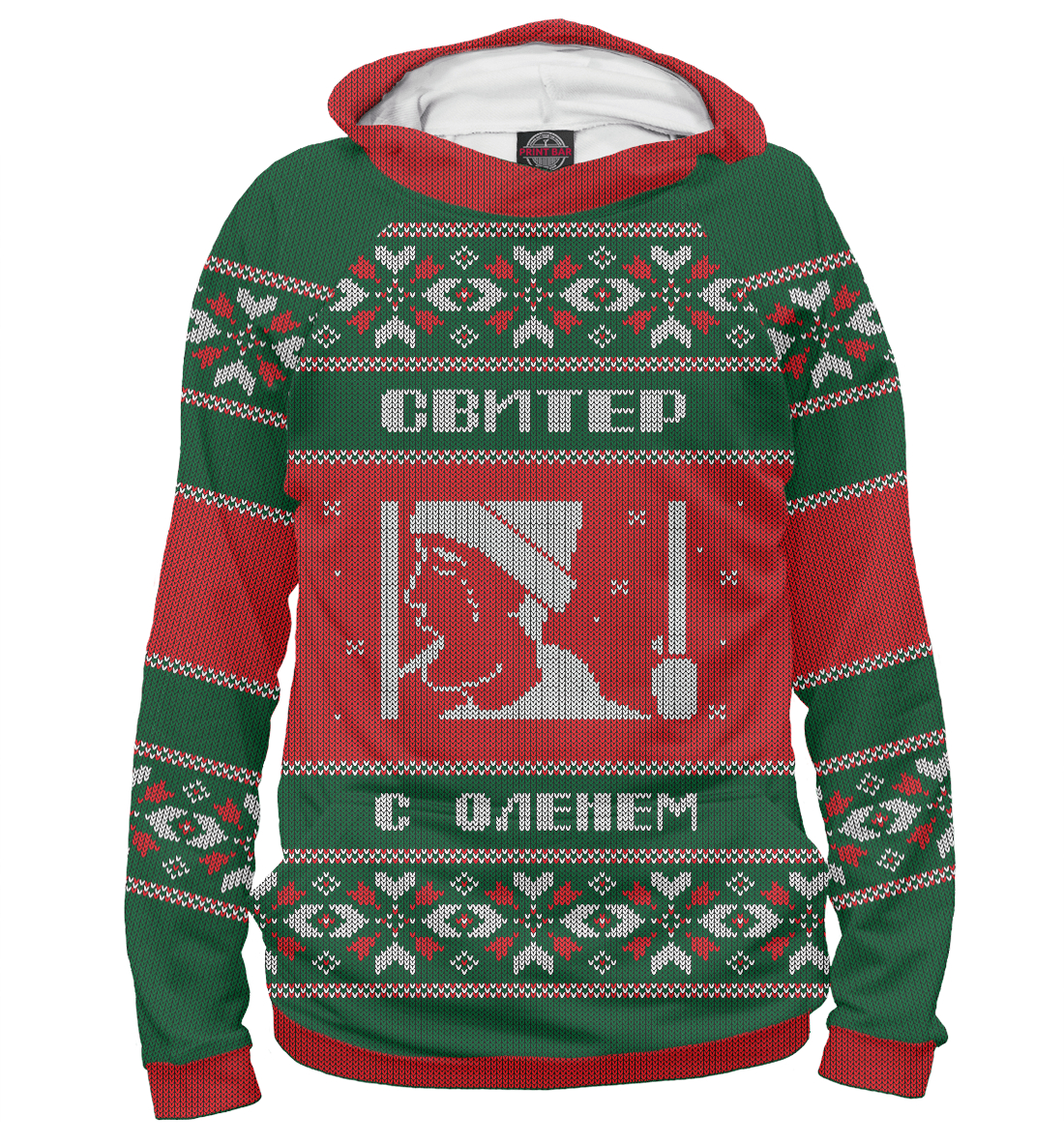 

Свитер с оленем