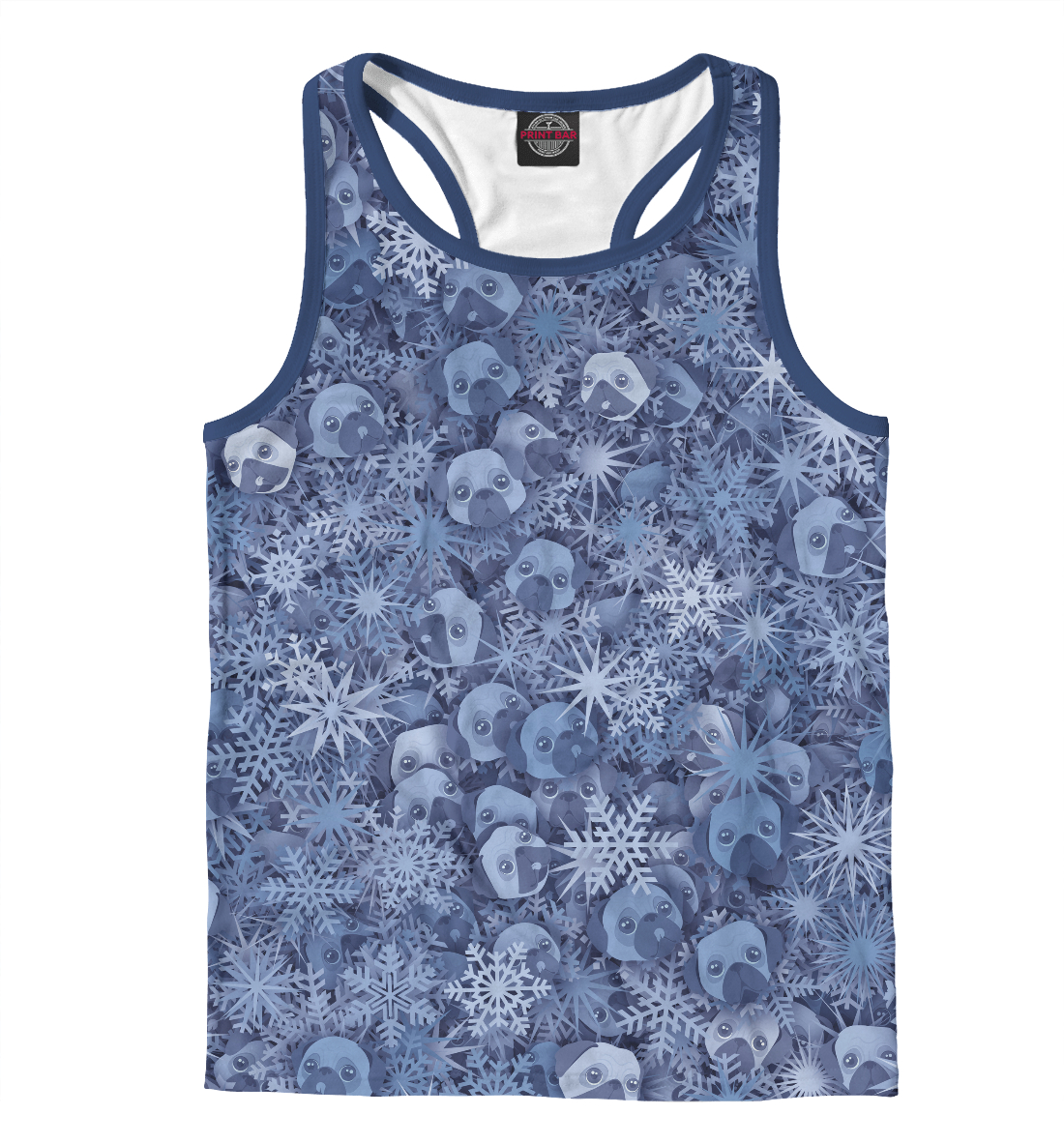 

Новогодние мопсы