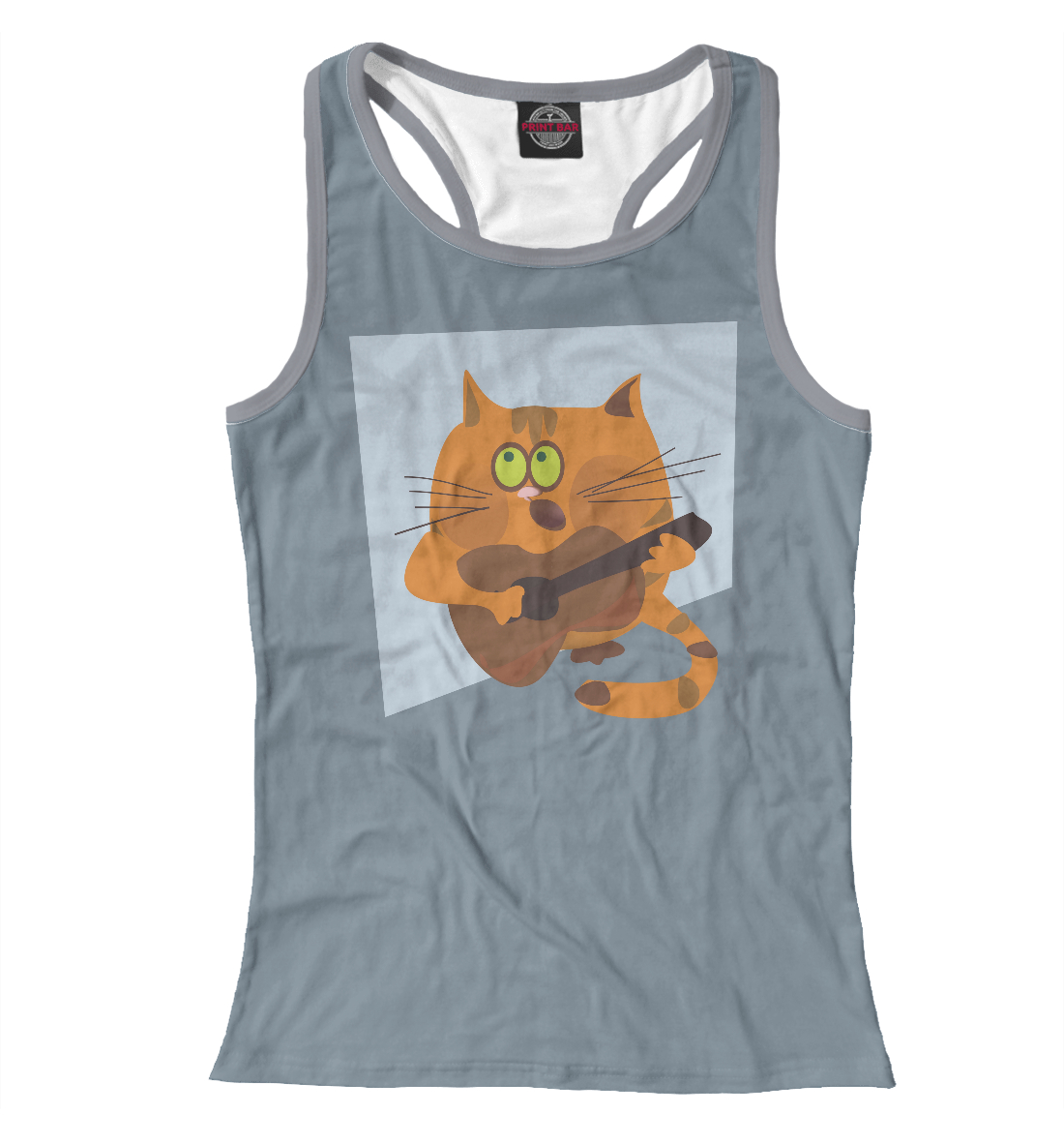 

Кот с гитарой