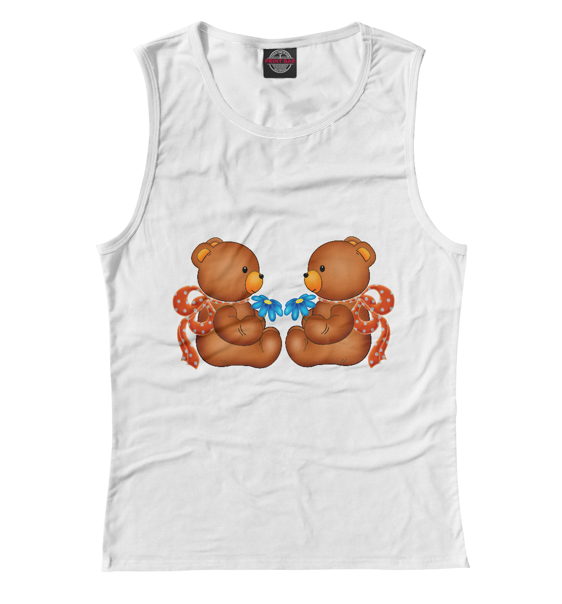 

Мишутки с цветами