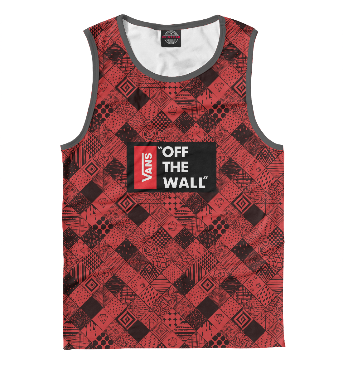 

Vans of the wall (Red and Black)