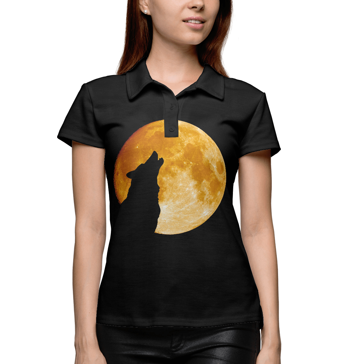 

Волк воет на луну