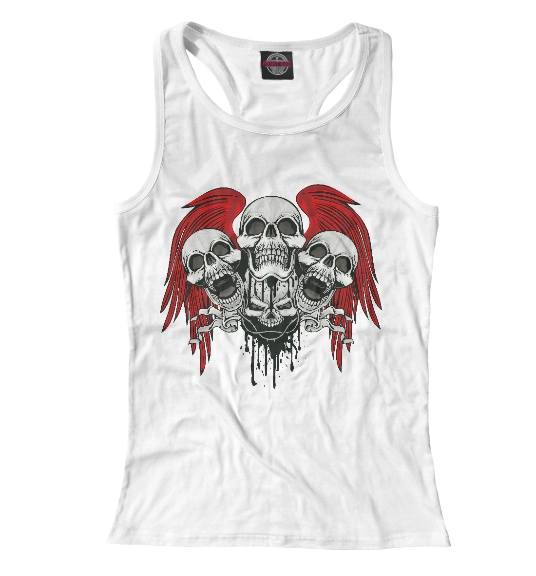

Skull and wings