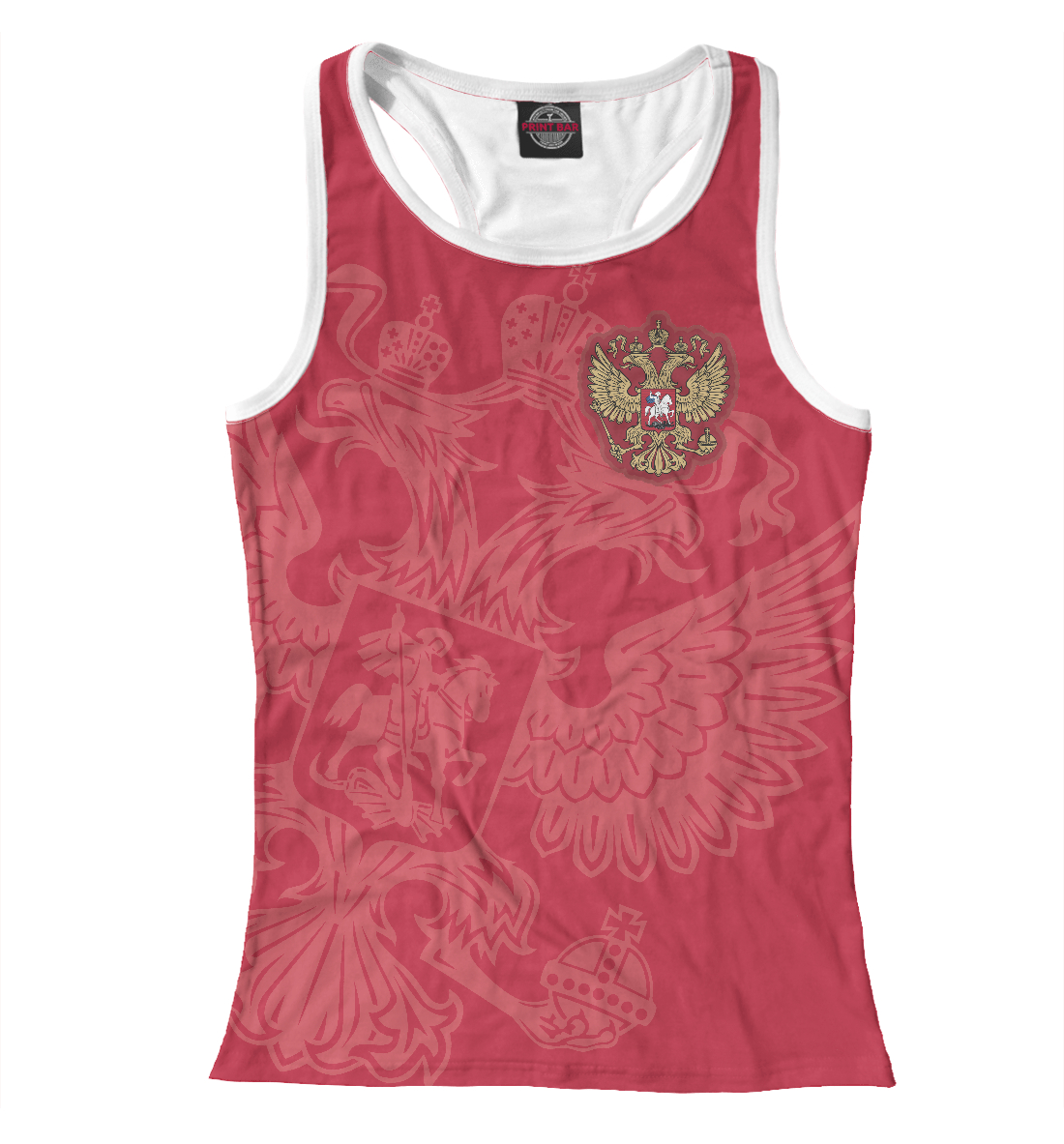 

Герб России красный