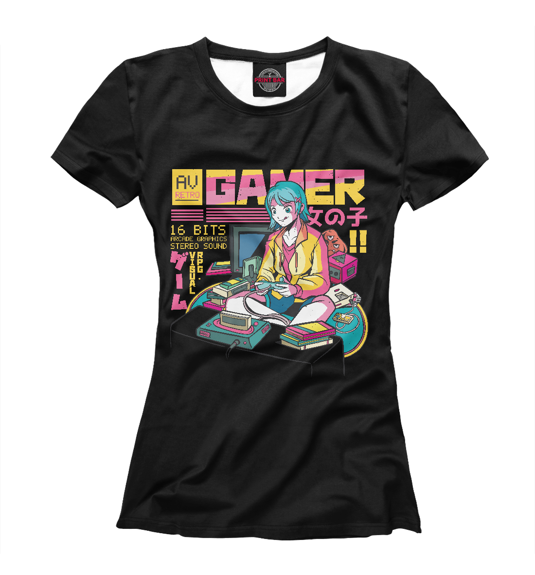 

Anime gamer girl