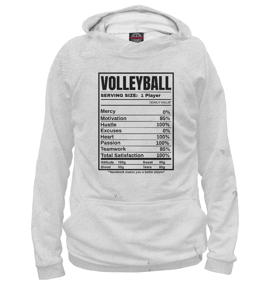 

Volleyball Nutrition Facts