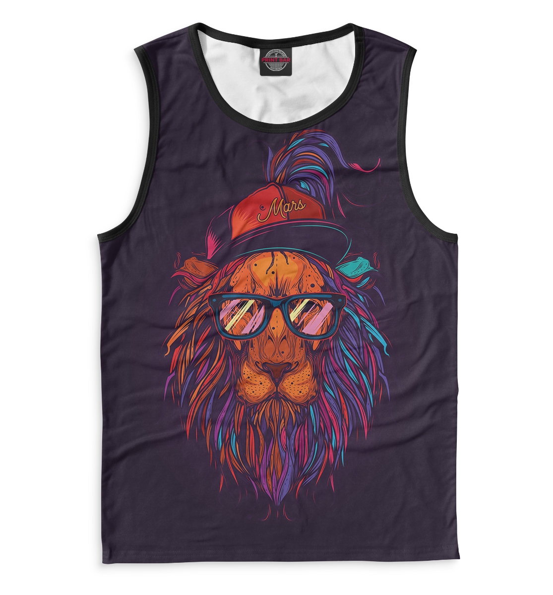 

Lion with glasses