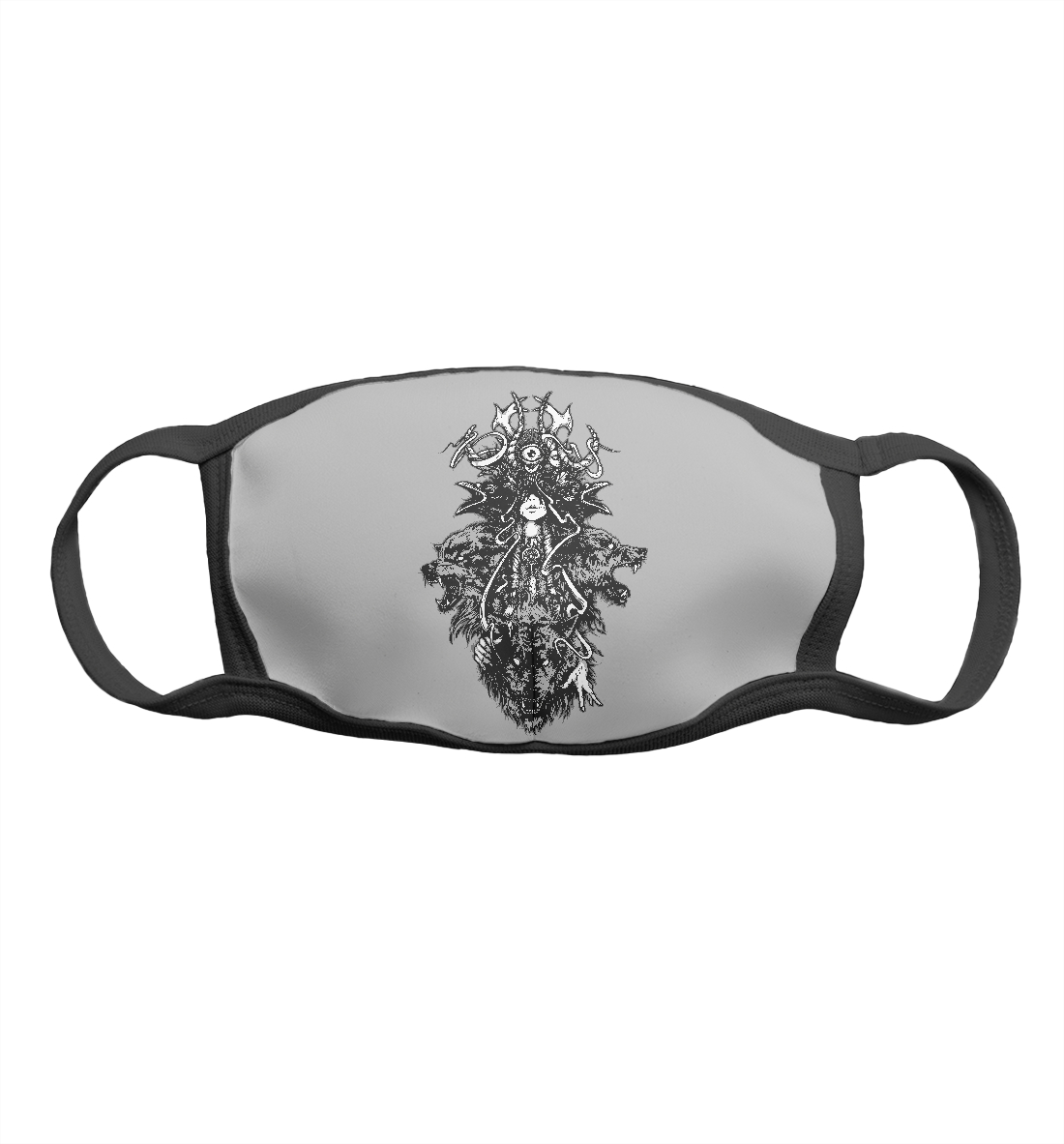 

The shaman girl. Wolves