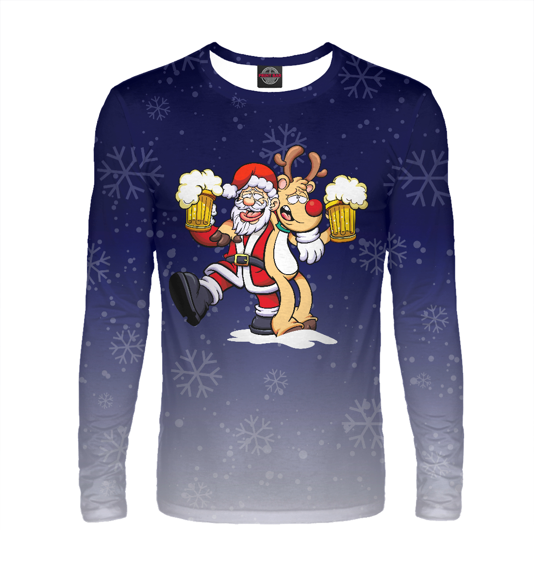 

Санта и олень