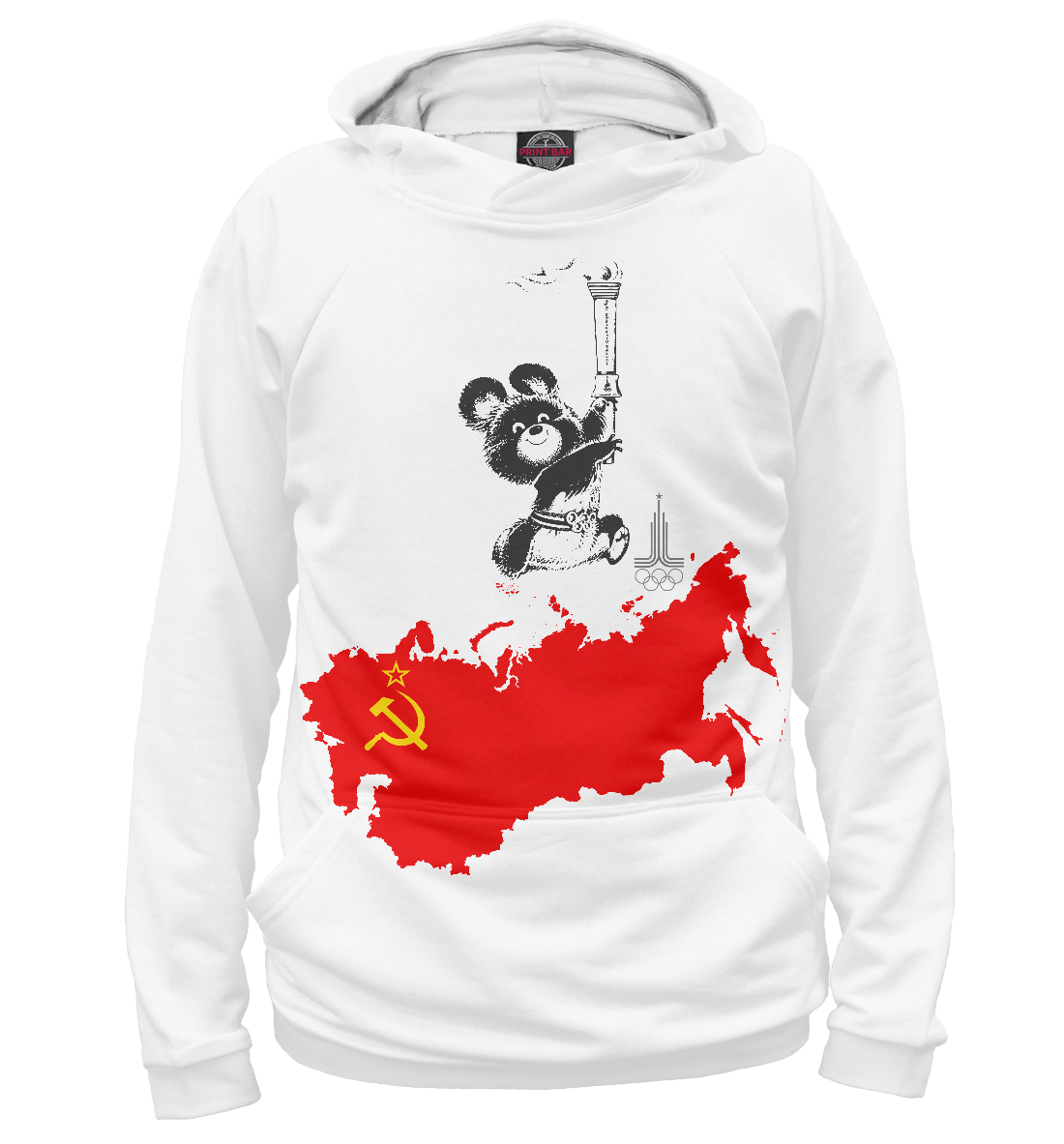 

Олимпийский мишка с факелом олимпиады