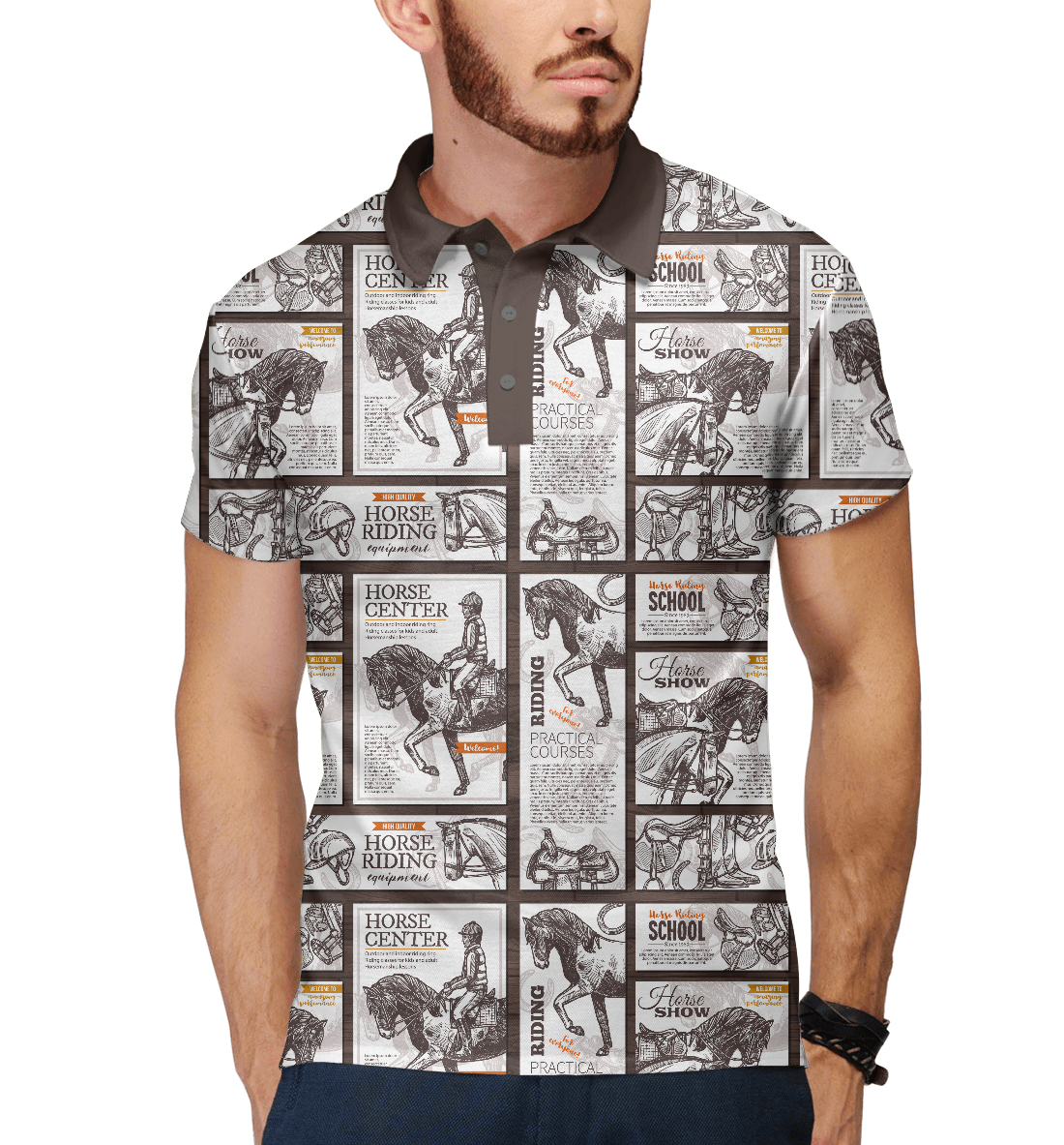 

Horses riding posters
