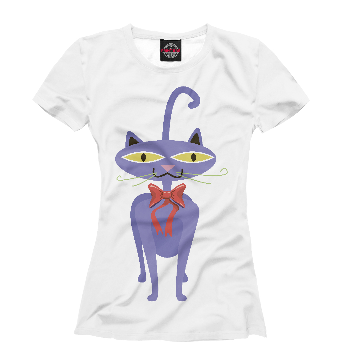 

Кошка с бантиком